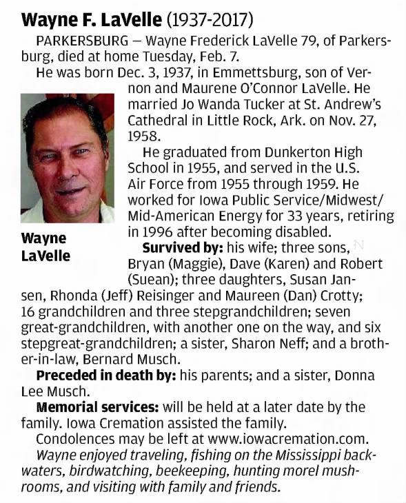 Clipping from The Courier
